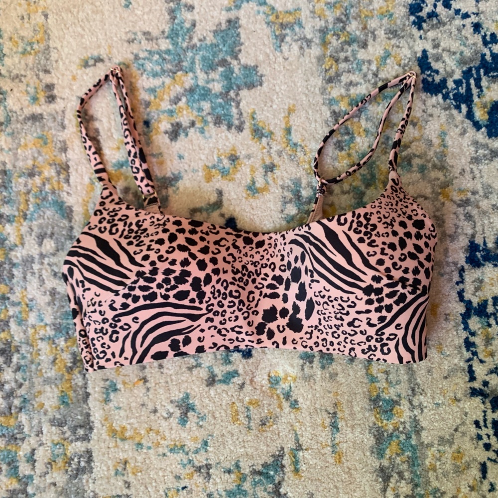 Victoria’s Secret animal print swim top